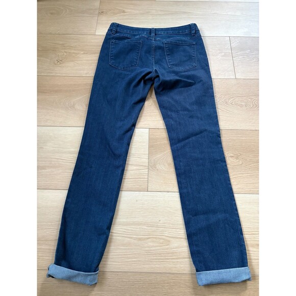 Prana Skinny Jeans Womens 6/28 Carlotta Mid Rise Stretchy Denim Dark Wash Blue - Picture 8 of 8